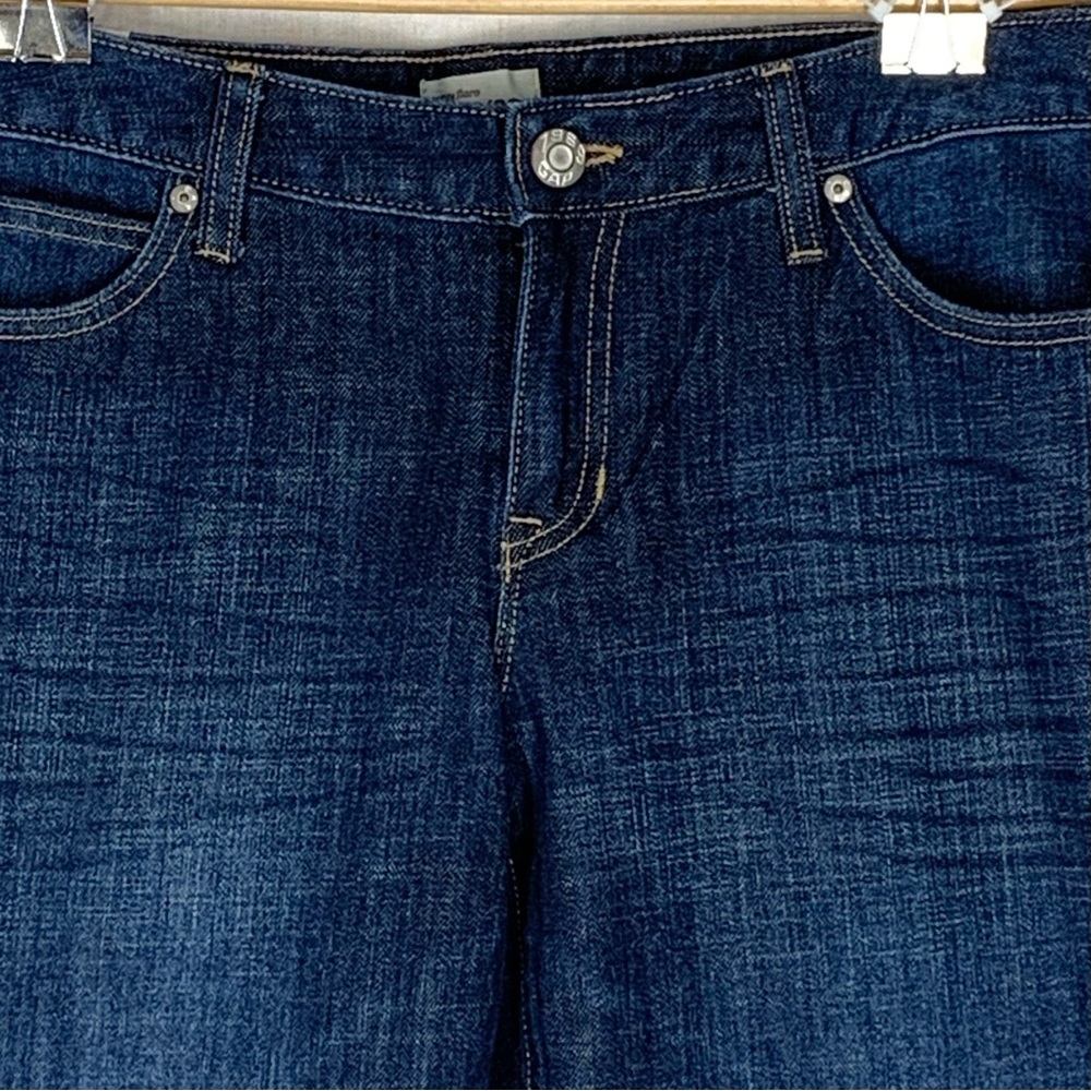 GAP~NWT~Women’s Curvy Flare‎ Dark Vintage Mid Rise Jeans~Sz 8/29R - Picture 5 of 14